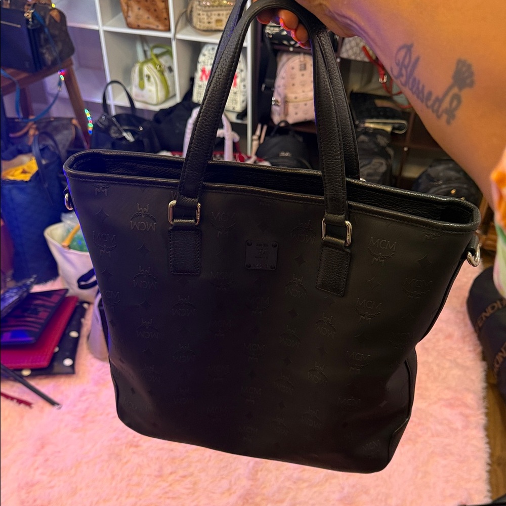 MCM Black Tote Bag